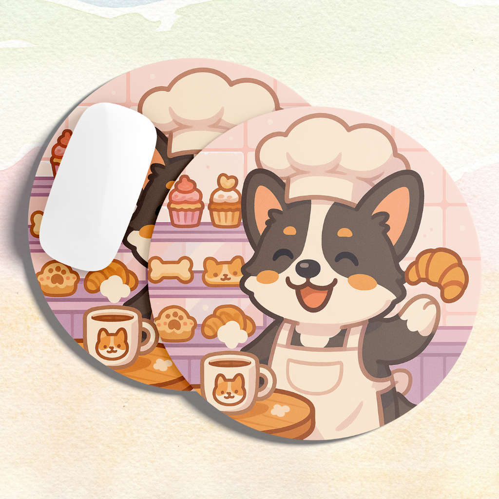Mousepad | Corgi panadero