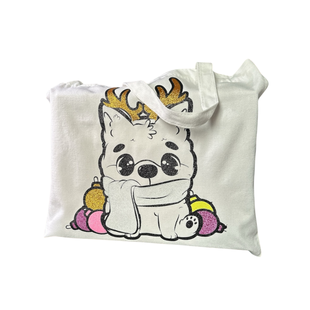 Tote Bag | Corgi Christmas