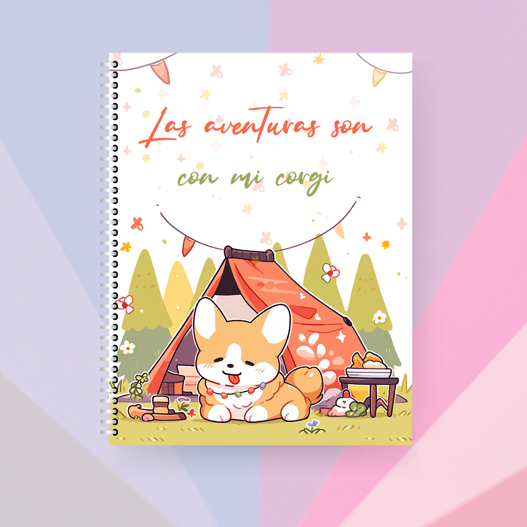 Libreta | Las aventuras son con mi Corgi
