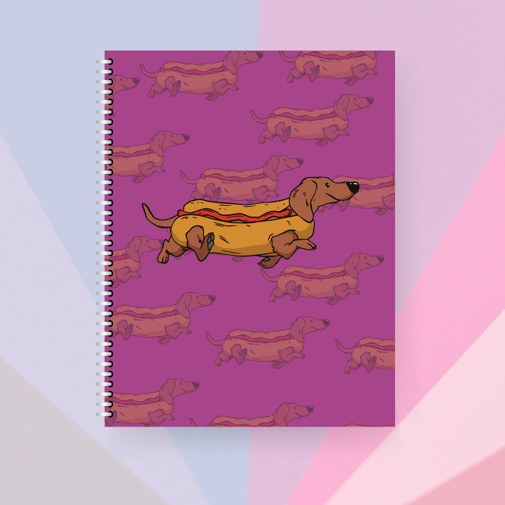 Libreta | Hot dog feliz