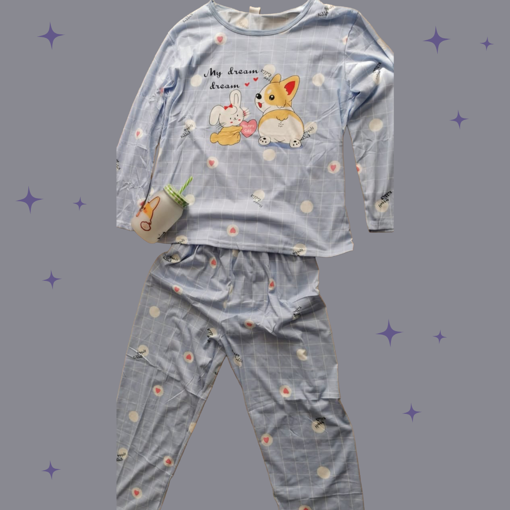 Pijama de Mujer de Corgi Azul
