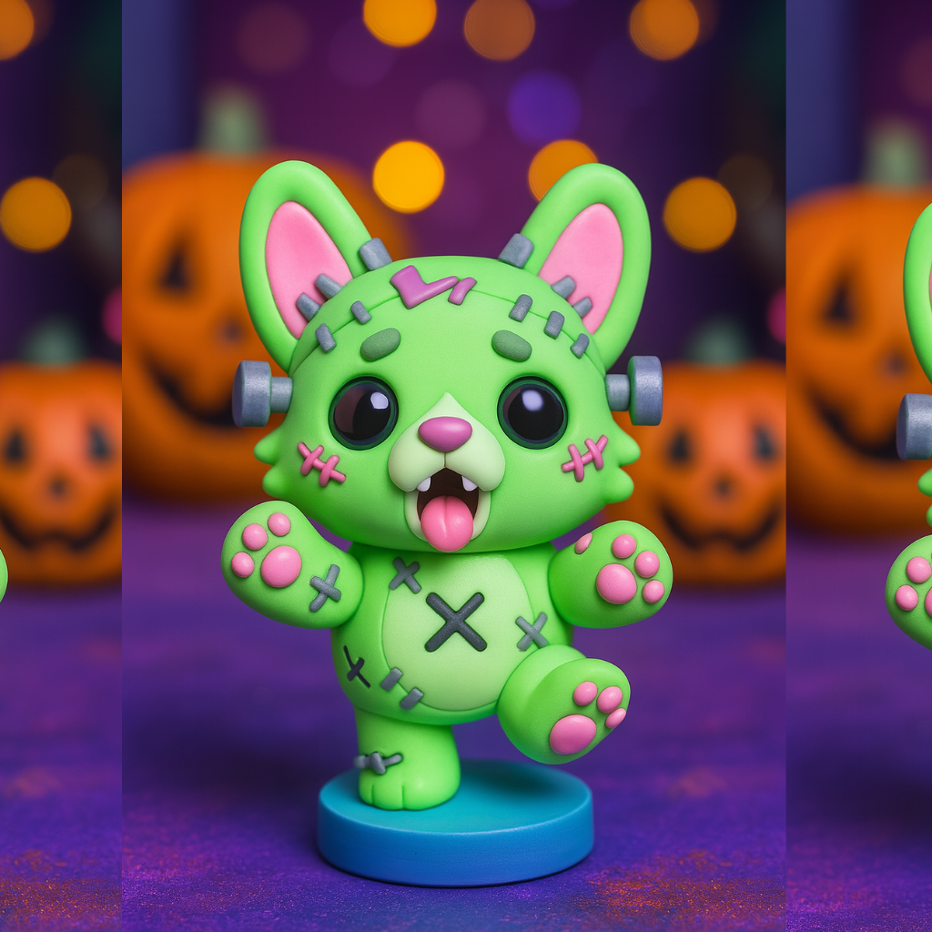 Figura para pintar | Corgi Frankenstein