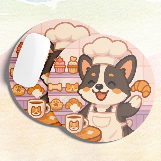 Mousepad | Corgi panadero