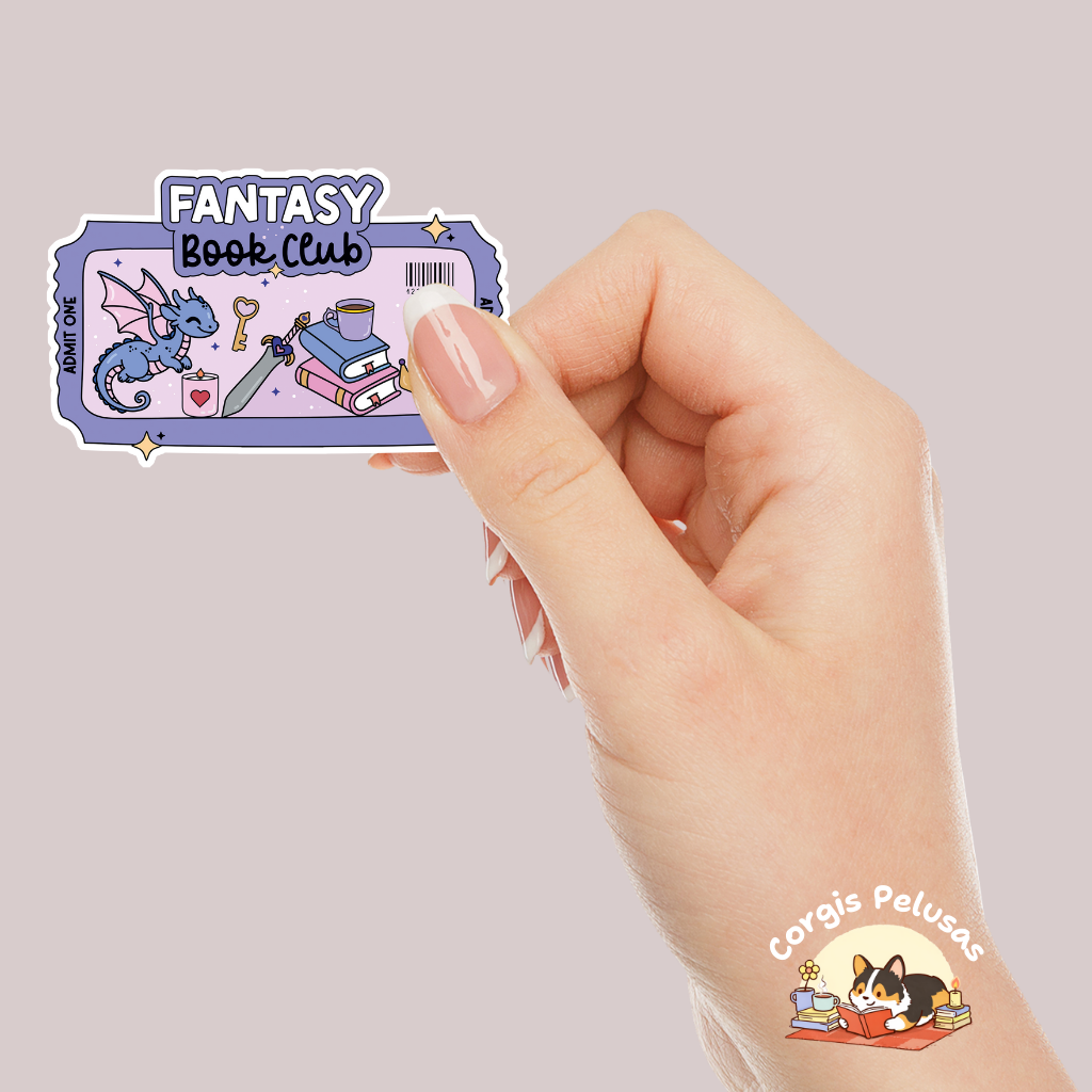 Sticker Fantasy Book Club