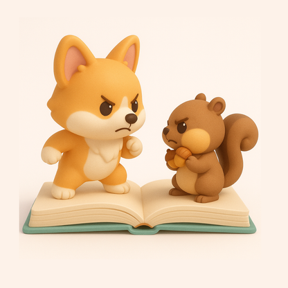 Pelea con una ardilla