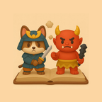 Corgi Samurai