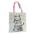 Tote Bag Gatito Lector - Modelo 10