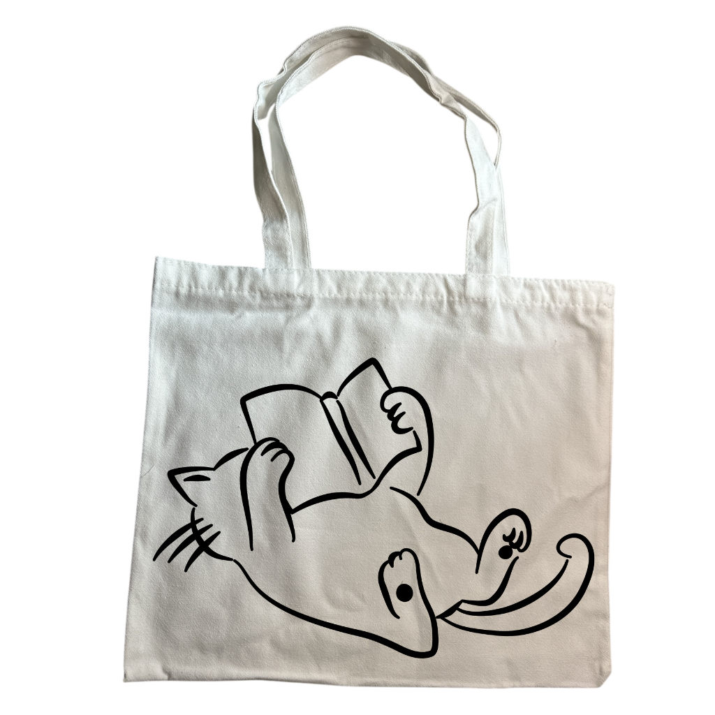 Tote Bag Gatito Lector - Modelo 03