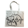 Tote Bag Gatito Lector - Modelo 04