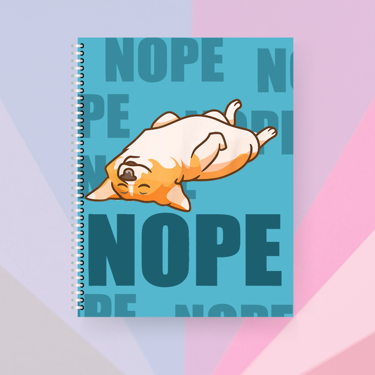 Libreta | Corgi en Modo Off