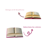 Soporte con forma de libro