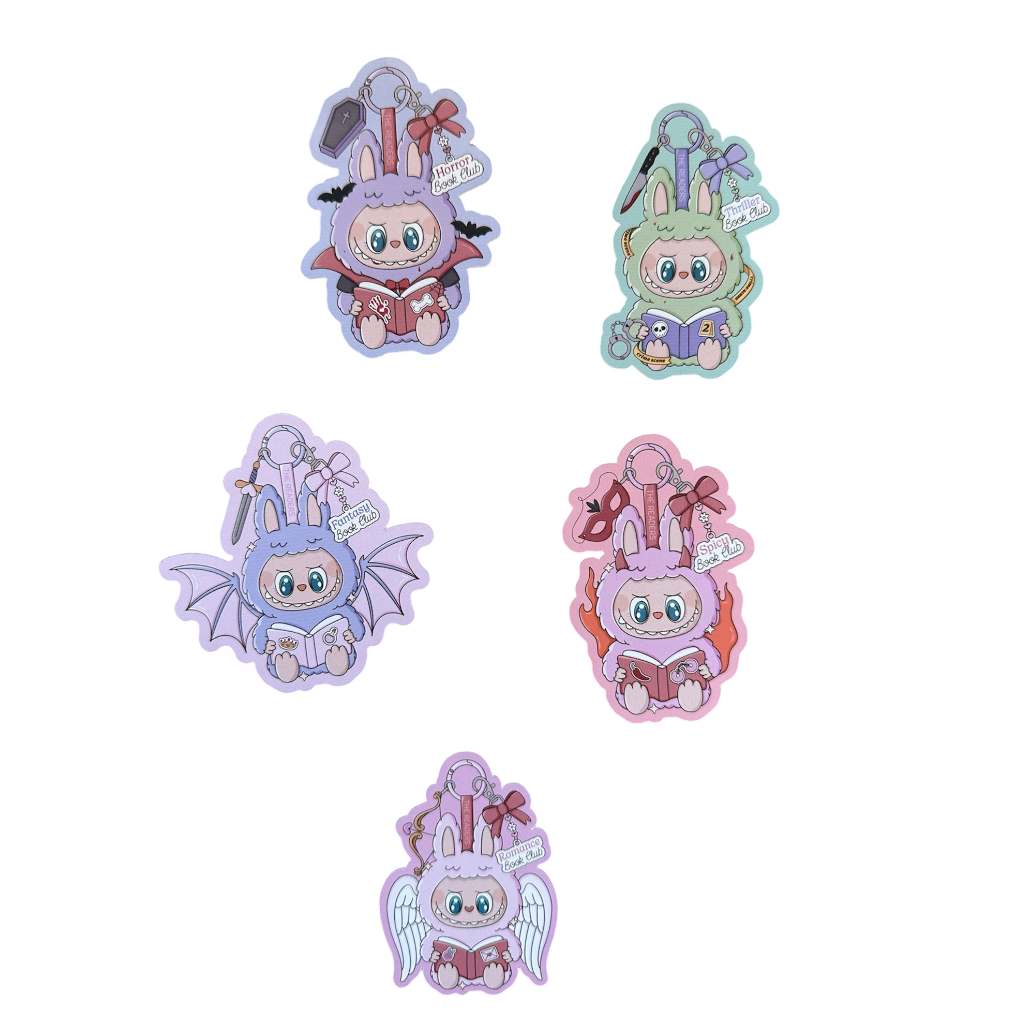 Sticker de labubu lector