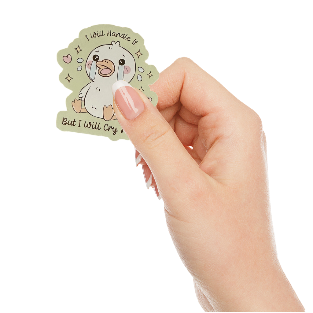 Sticker d patito lloron