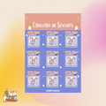 Plantilla de Stickers | Cajita corgi
