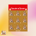 Plantilla de Stickers | Corgi arbol