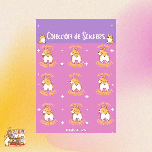 Plantilla de Stickers | Guess what?