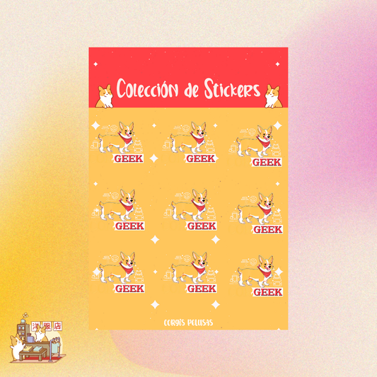 Plantilla de Stickers | Geek