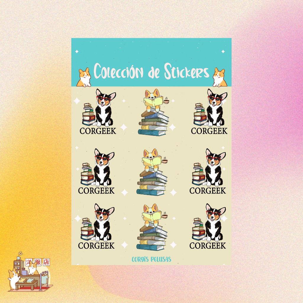 Plantilla de Stickers | Corgeek