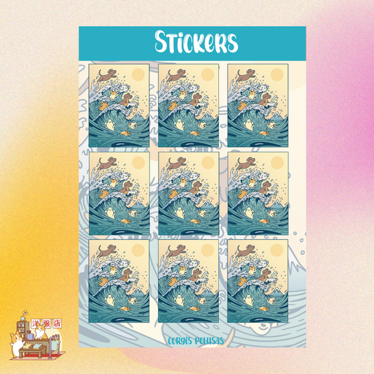 Plantilla de Stickers | La Gran Ola Perruna