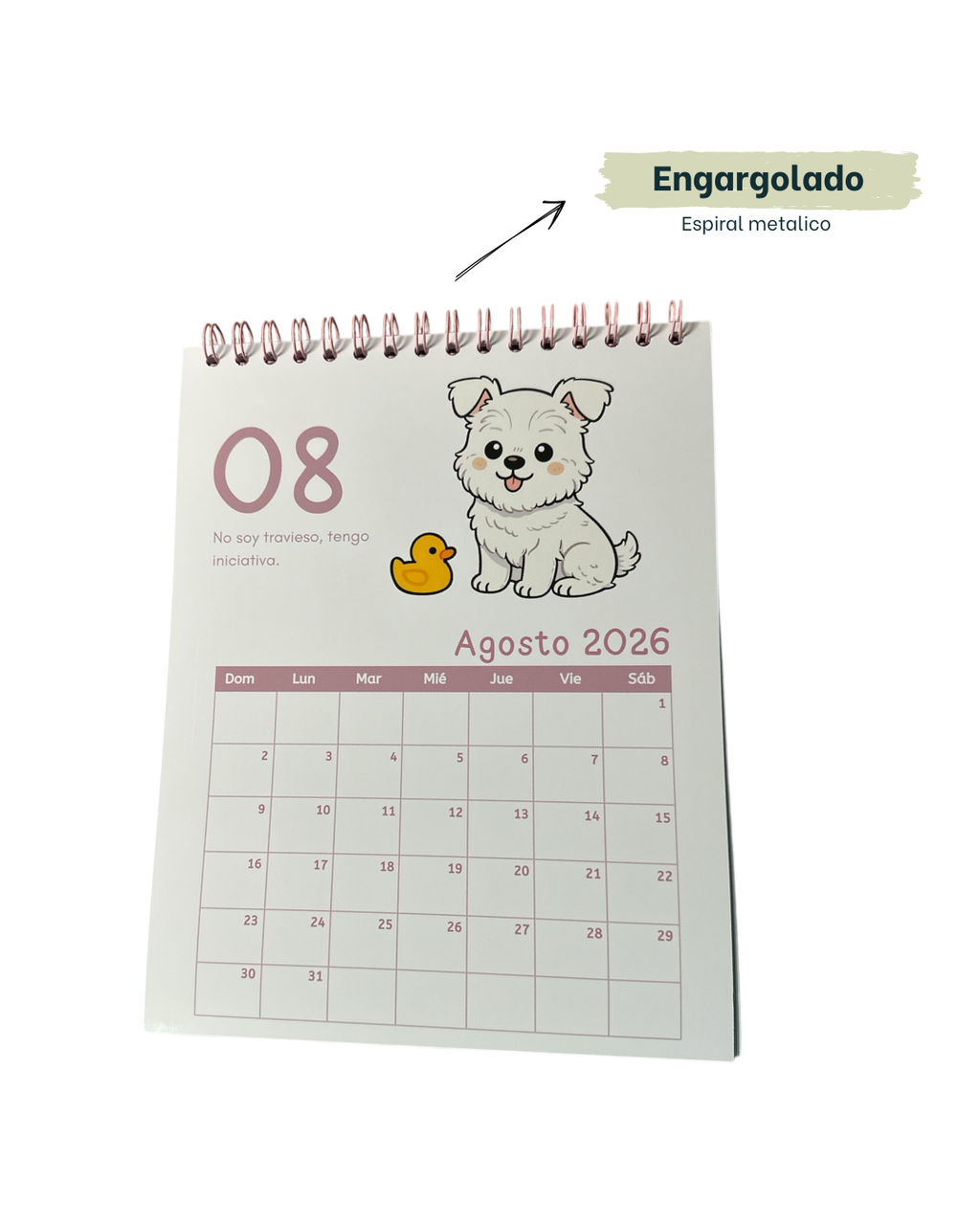 Schnauzer calendario 2026