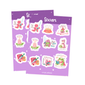 Plantilla de Stickers | Dragones