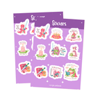 Plantilla de Stickers | Dragones