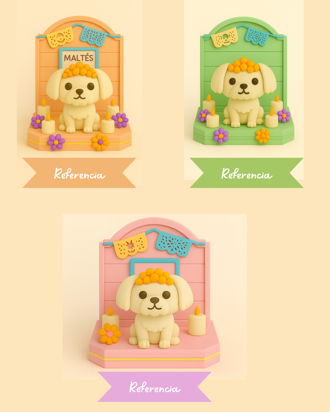 Altar del día de muertos para Maltes