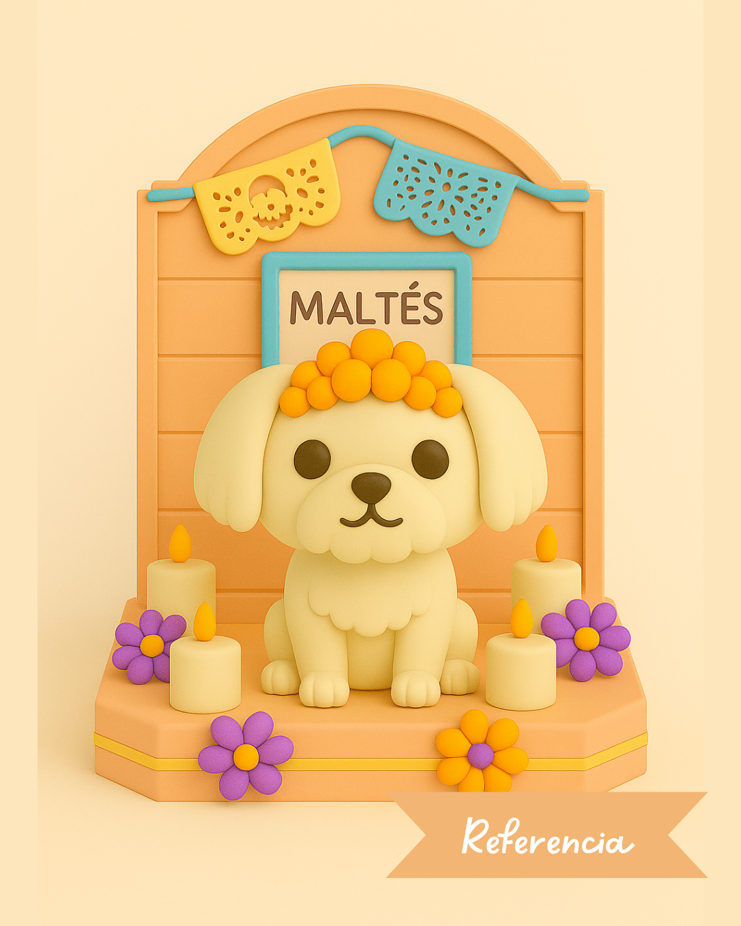 Altar del día de muertos para Maltes