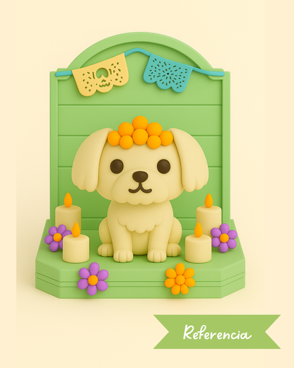 Altar del día de muertos para Maltes