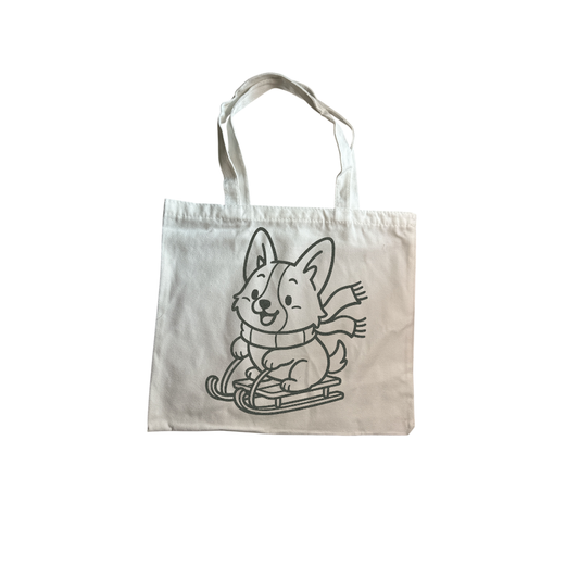 Tote Bag | Trineo de corgi