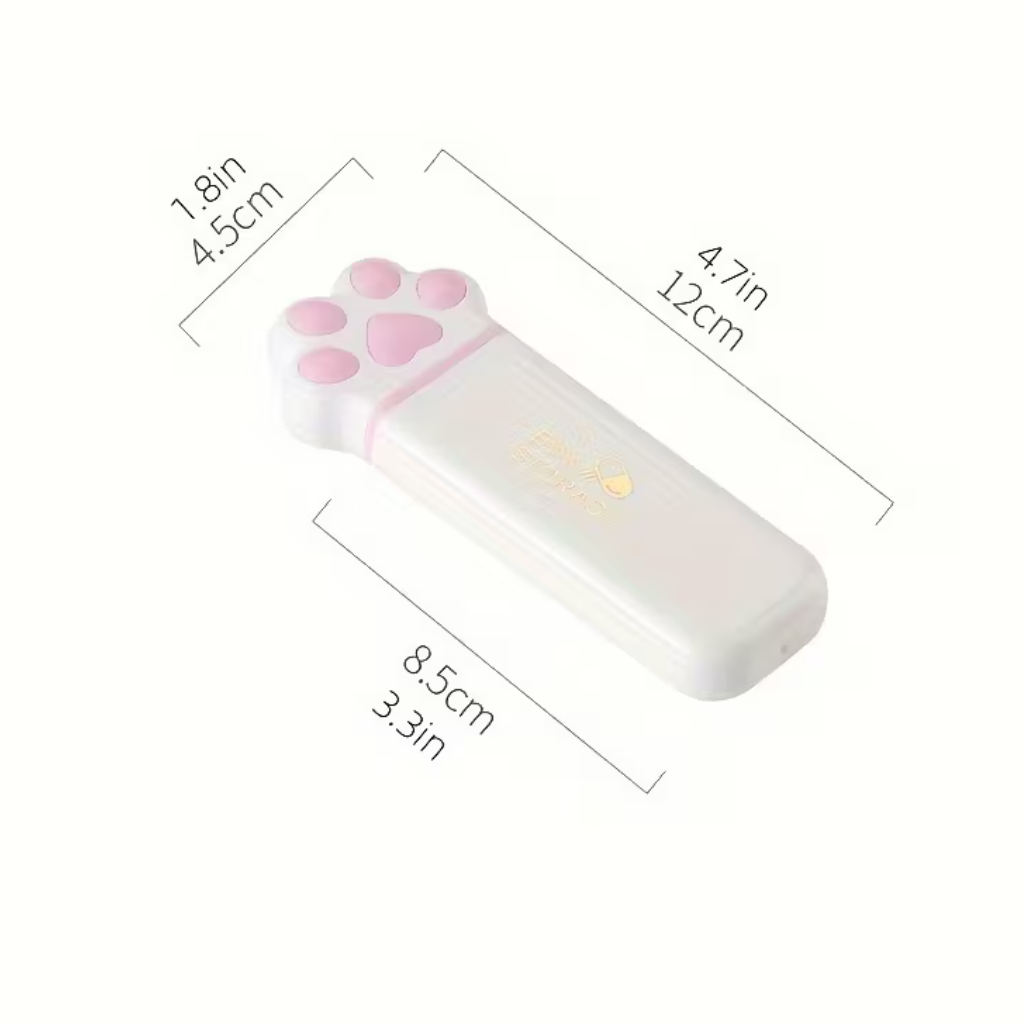 Organizador de pastillas en forma de mini patita de gato