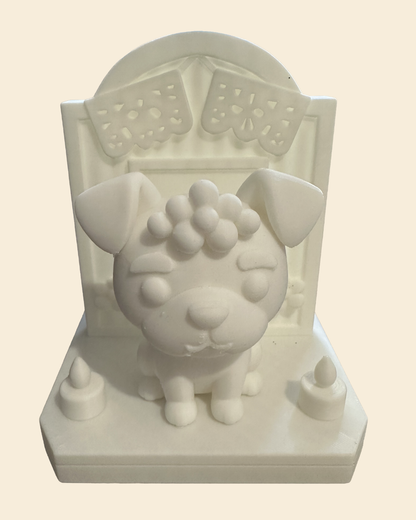 Altar del día de muertos para Pugs