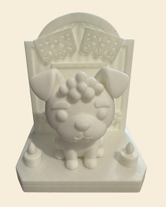 Altar del día de muertos para Pugs