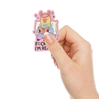 Sticker Fuck off Im reading