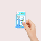 Sticker Bookish Girlie
