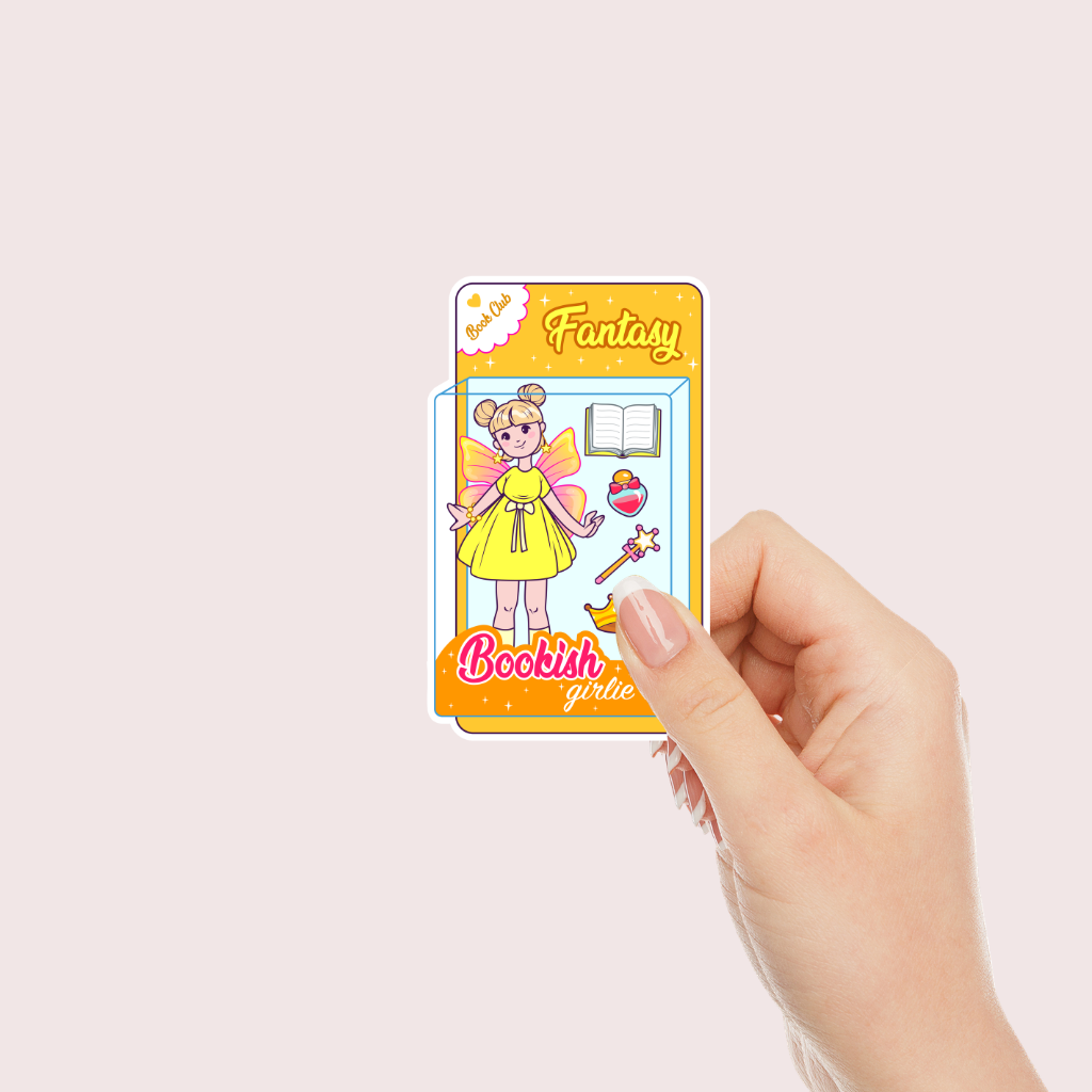 Sticker Bookish Girlie