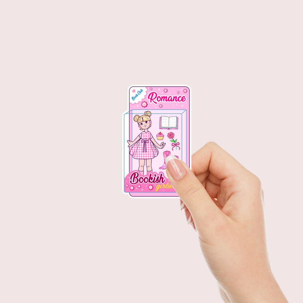 Sticker Bookish Girlie