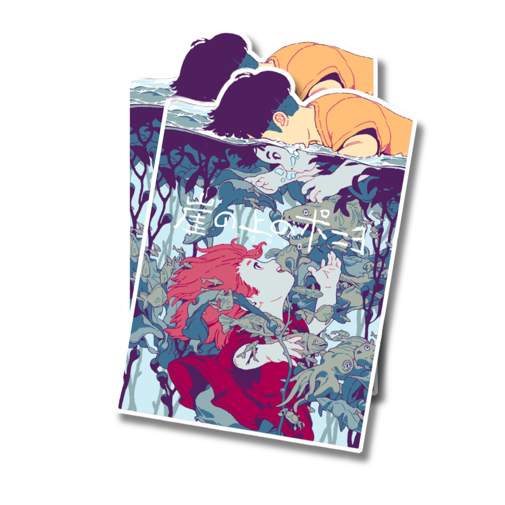 Sticker Ponyo y el secreto de la sirenita