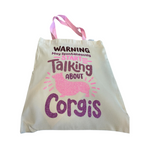 Tote Bag | Advertencia Corgi – Edición Glitter